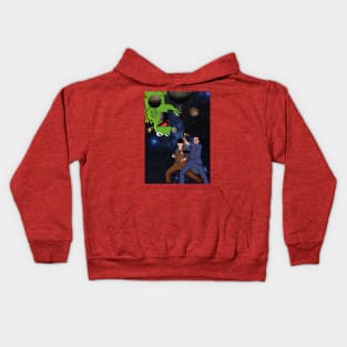 the frog monster has come Kids Hoodie